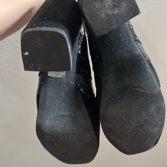 Free people vegan leather platform heels - Picture 4 of 4